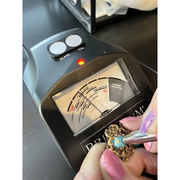 Slave Bracelet Copper/brass Chain very intricate metal design Two Stones   A1156 - Picture 10 of 11